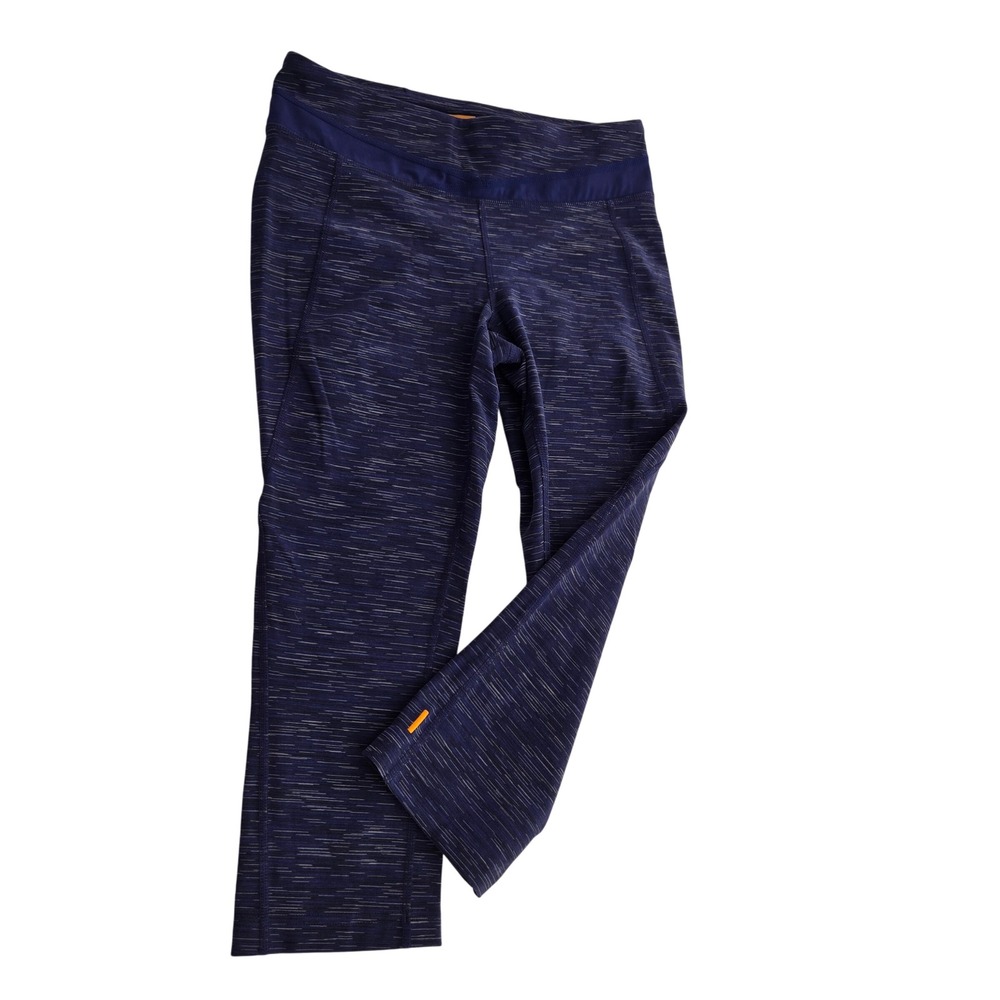 Lucy Powermax Hatha Collection‎ Capri Leggings Athletic Blue Space Dye Medium
